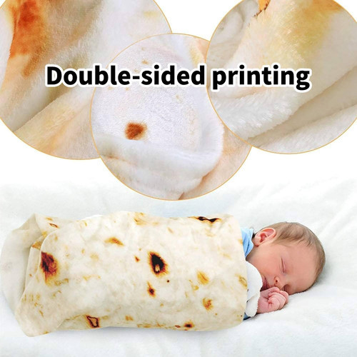 Burrito tortilla blanket - tortilla,